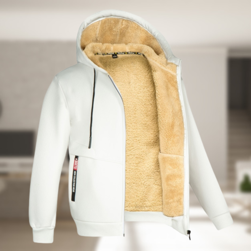 Josef™ - Lässige Herren Winterjacke mit Kapuze und Fleece