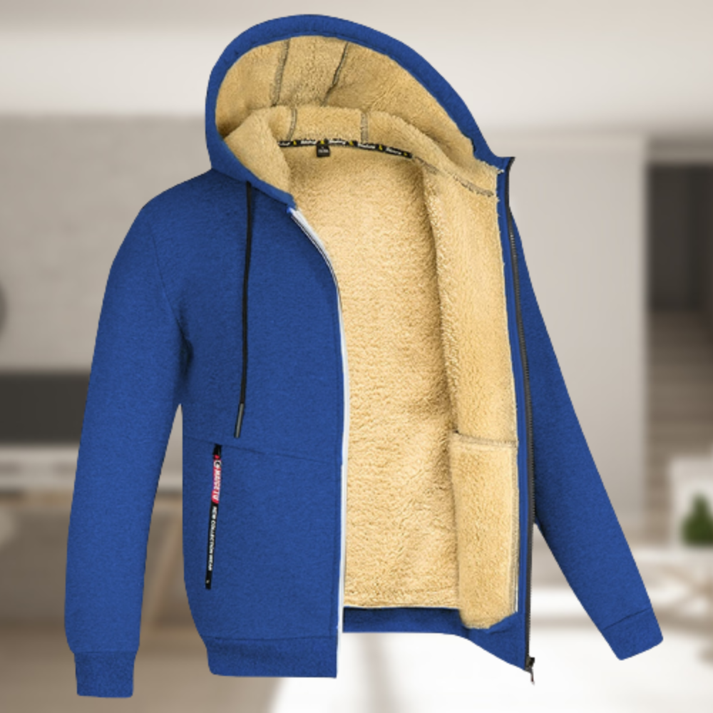 Josef™ - Lässige Herren Winterjacke mit Kapuze und Fleece